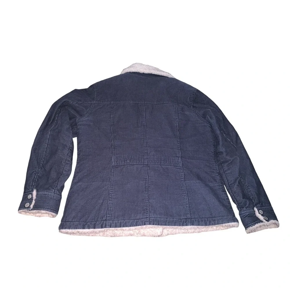 Guide Series Corduroy Jacket Mens XL Blue Sherpa Lined Cabin Core Gorpcore